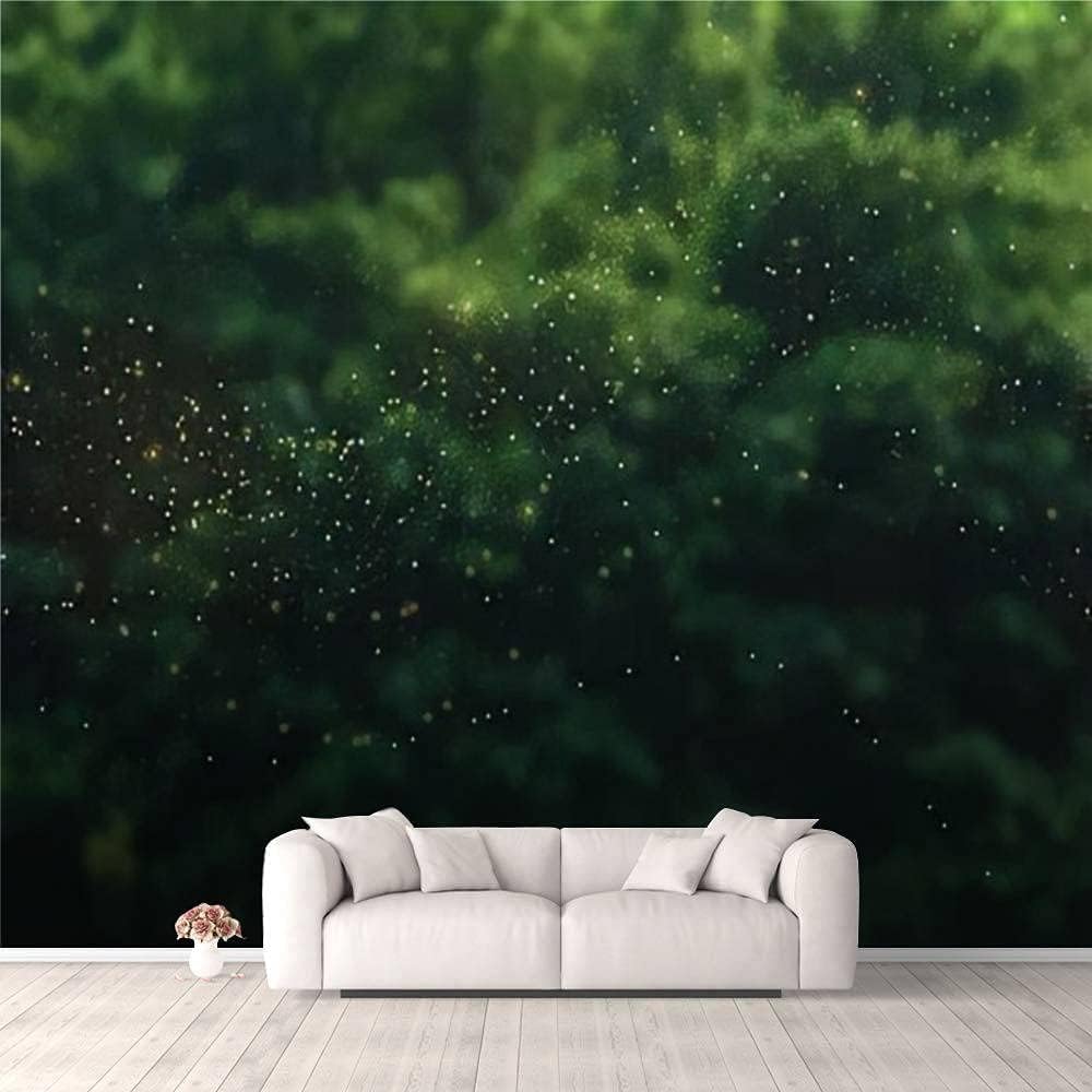 Papier peint mural 3D paysage de forêt pour grand salon