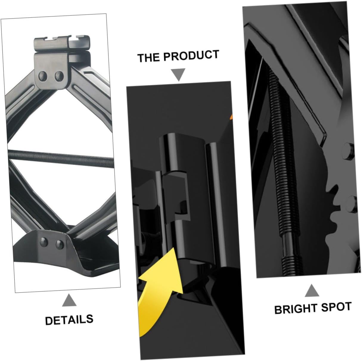 5 Ton Hand Cranking Scissor Jack Auto Car Repair Tool Portable Vehicle Maintenance Tire Lift Random Color
