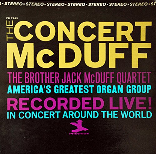 Photo de BROTHER JACK McDUFF LP, THE CONCERT McDUFF (US ISSUE EX/EX VINYL)