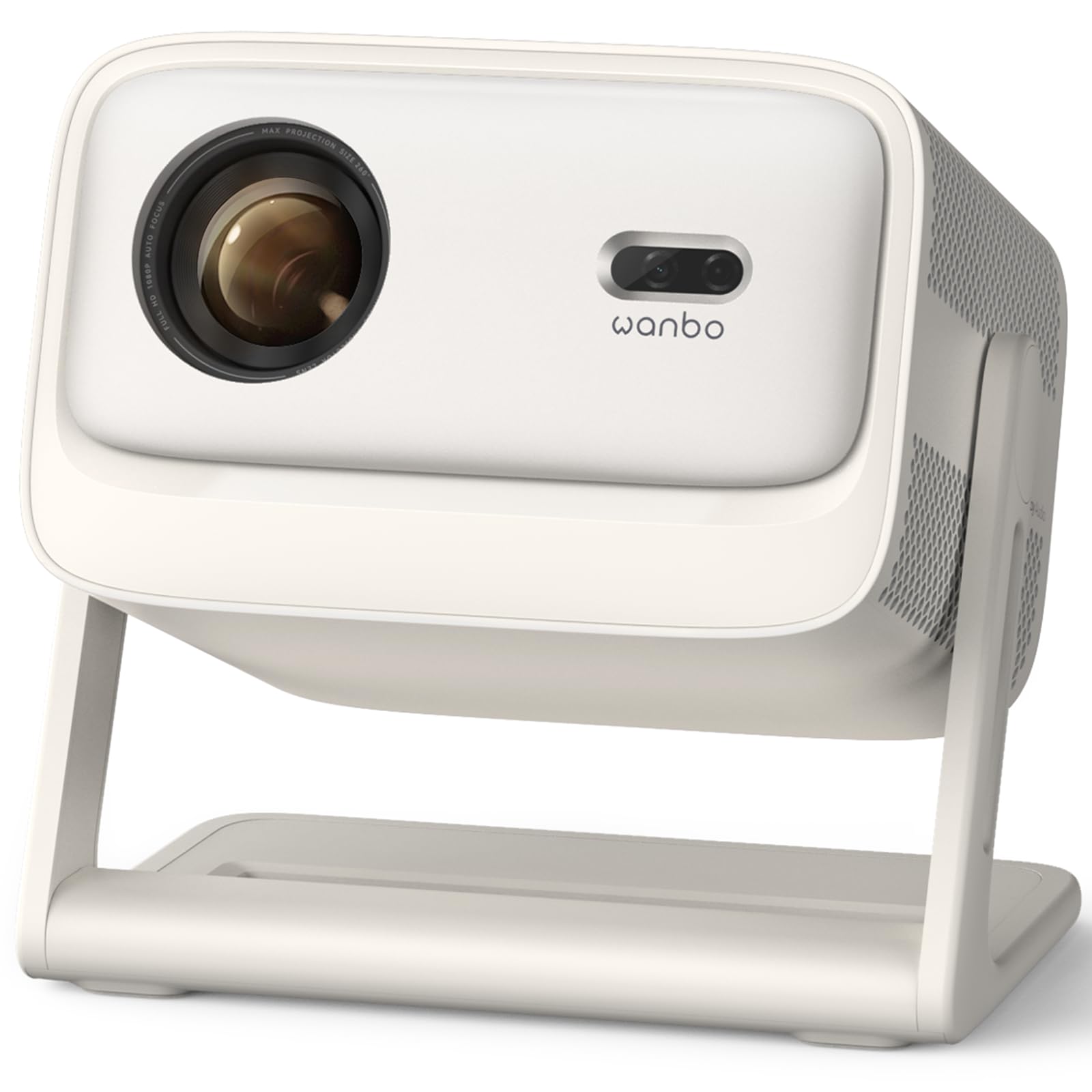 WANBO Vali 1 Pro Smart Beamer Heimkino Official Google TV 14/Netflix, 4K Unterstützung, MEMC HDR10, Dolby eARC, HDMI 2.1, 900 ANSI, WLAN Bluetooth, 200° dreh, 1080P FHD Outdoor Projektor bis 260