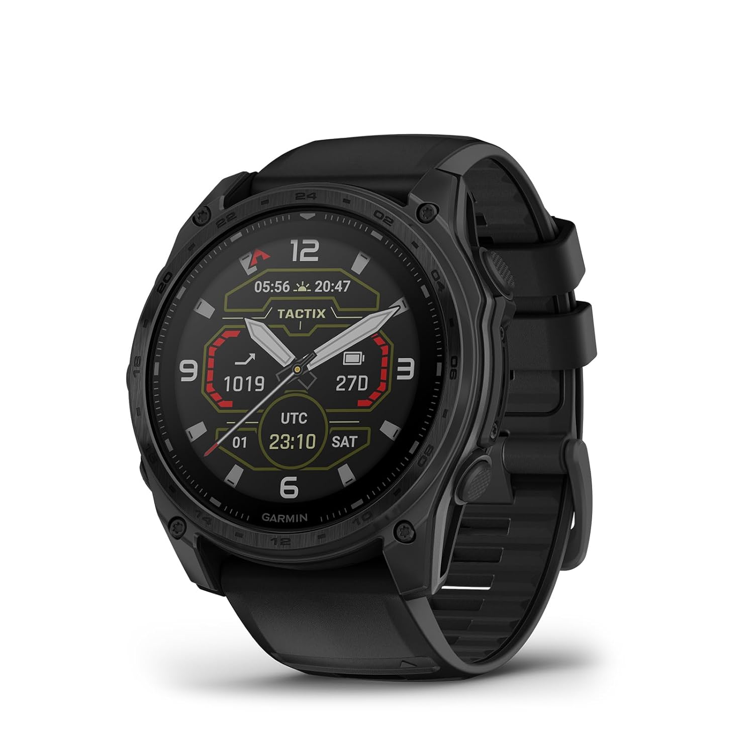 Garmin tactix 8 51mm Solar Charged Display Elite Premium Tactical GPS Smartwatch Includes Applied Ballistics Elite Solver Titanium