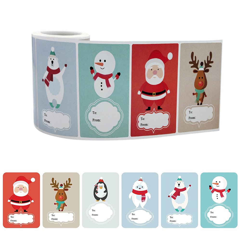Etiquetas Navidad Etiquetas Para Regalo Autoadhesivas Navideñas | Walmart  Etiquetas Navidad Adhesivas, image size:1001x1001