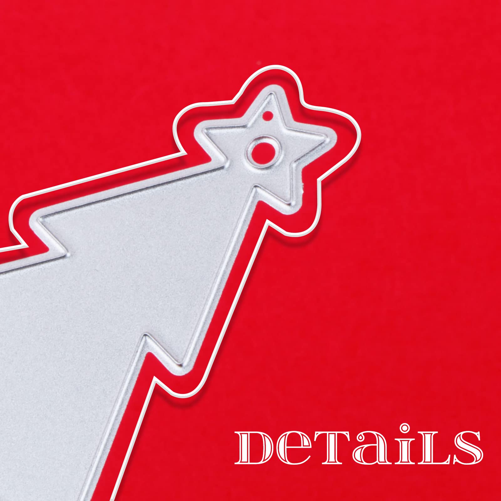 Fustelle In Metallo Per Scrapbooking - Set Da 8 Stencil A Forma Di Auto E Albero Di Natale Per Biglietti, Album E Goffratura - 3