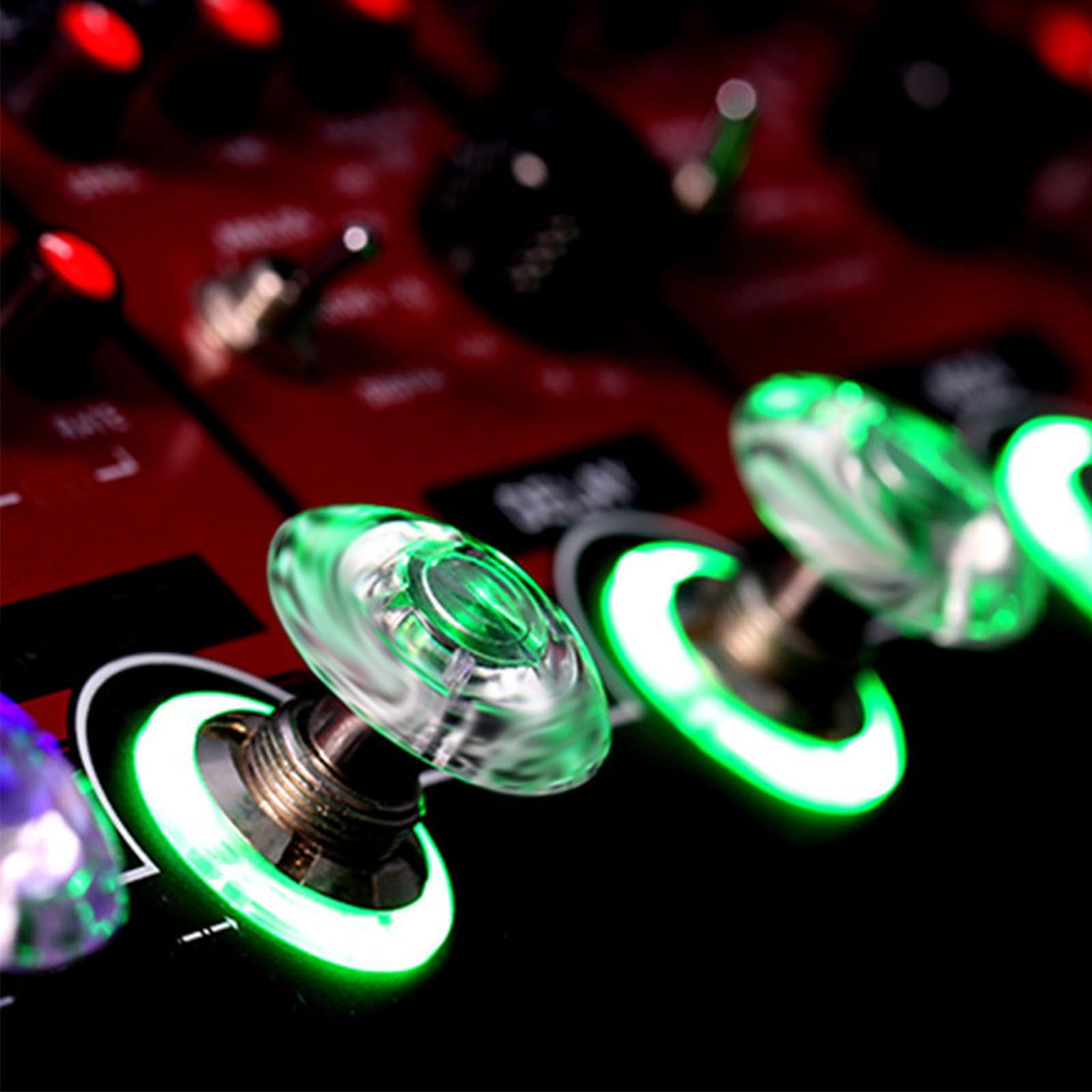 Pedal-Fußschalter-Aufsatz, 10 Stück, ABS-Kunststoff, Gitarren-Effektpedal-Fußschalter-Aufsatz, Transparent, für Alle Effektpedal-Spikes mit 10 Mm Durchmesser