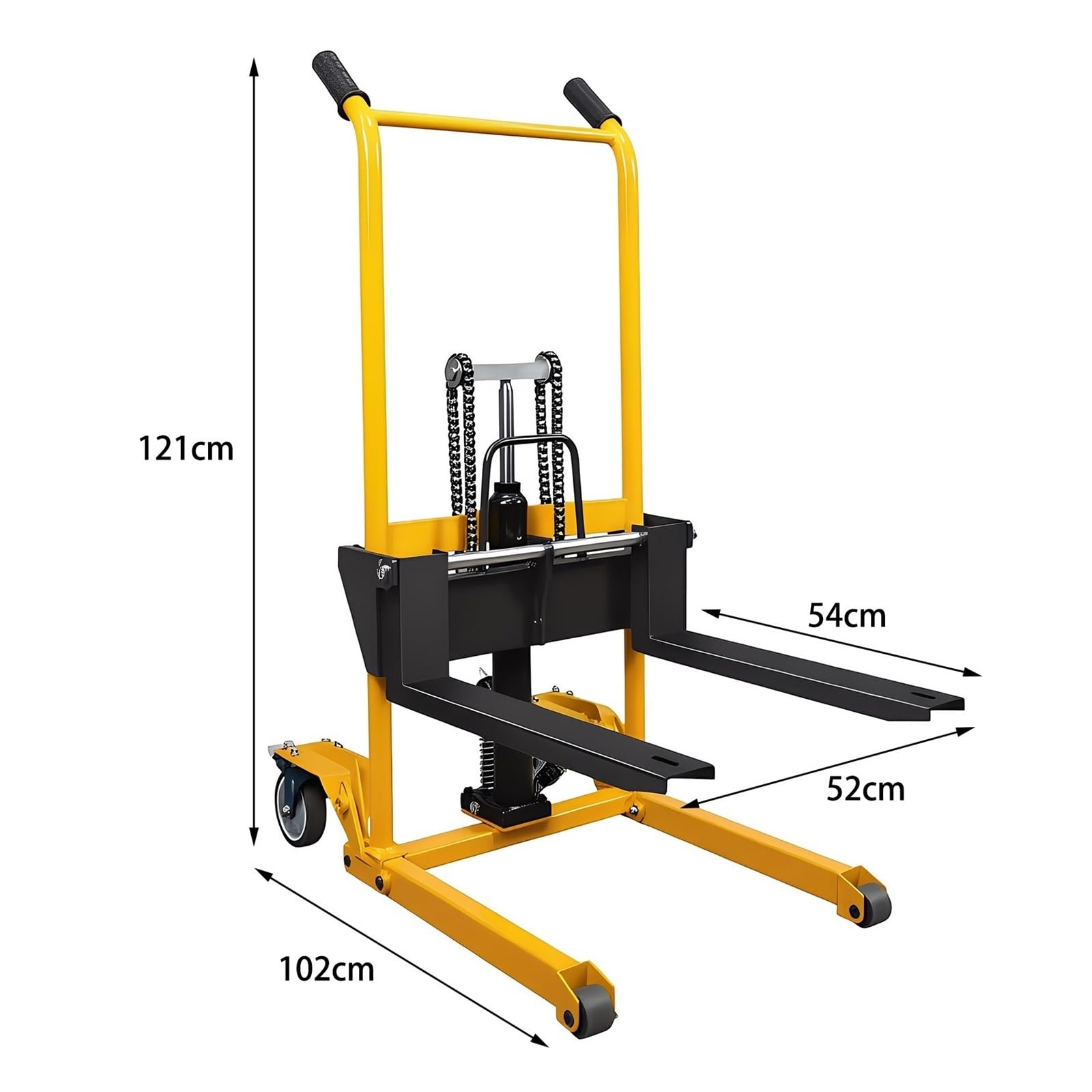 Transpallet Carrello elevatore staccabile for pallet idraulico con impilatore manuale da 200 kg for magazzino