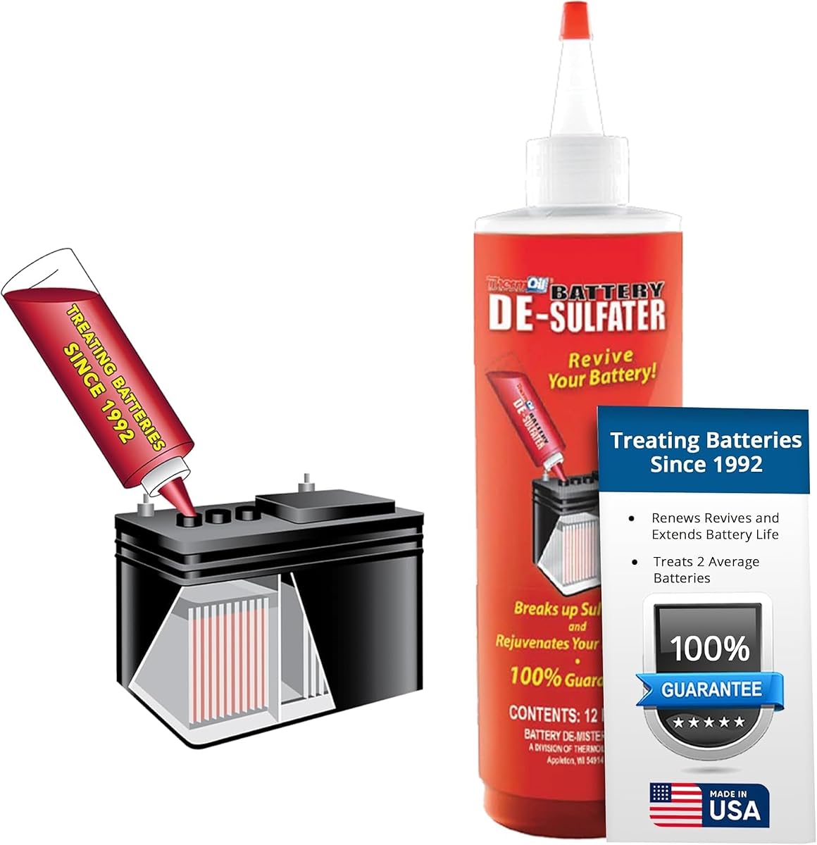 DeSulfater Battery Care Solution 12oz.