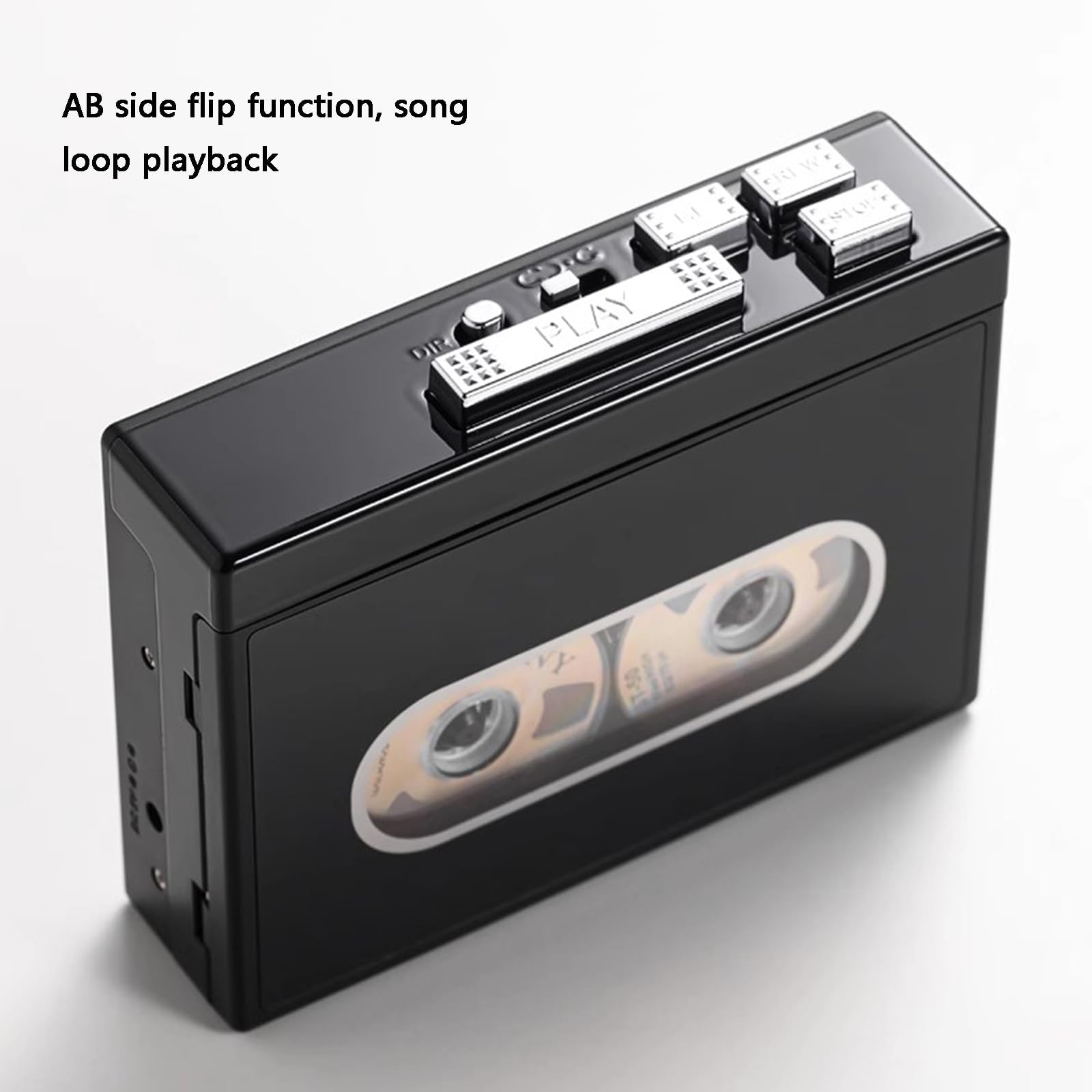 COYEUX Reproductor de casetes portátil, Reproductor de Cintas FM Bluetooth, con función de inversión automática, Convierte Cintas de casetes a convertidor MP3