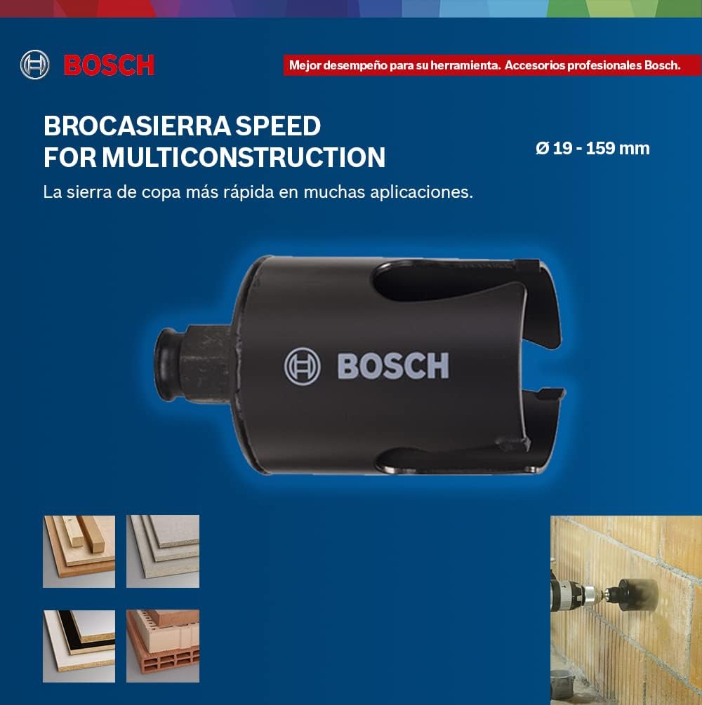 Review Product Bosch 2608580769 HolesawSpeed-Multi Construction 6.26In Best Quality 🔥 Bosch 2608580769 HolesawSpeed-Multi Construction 6.26In