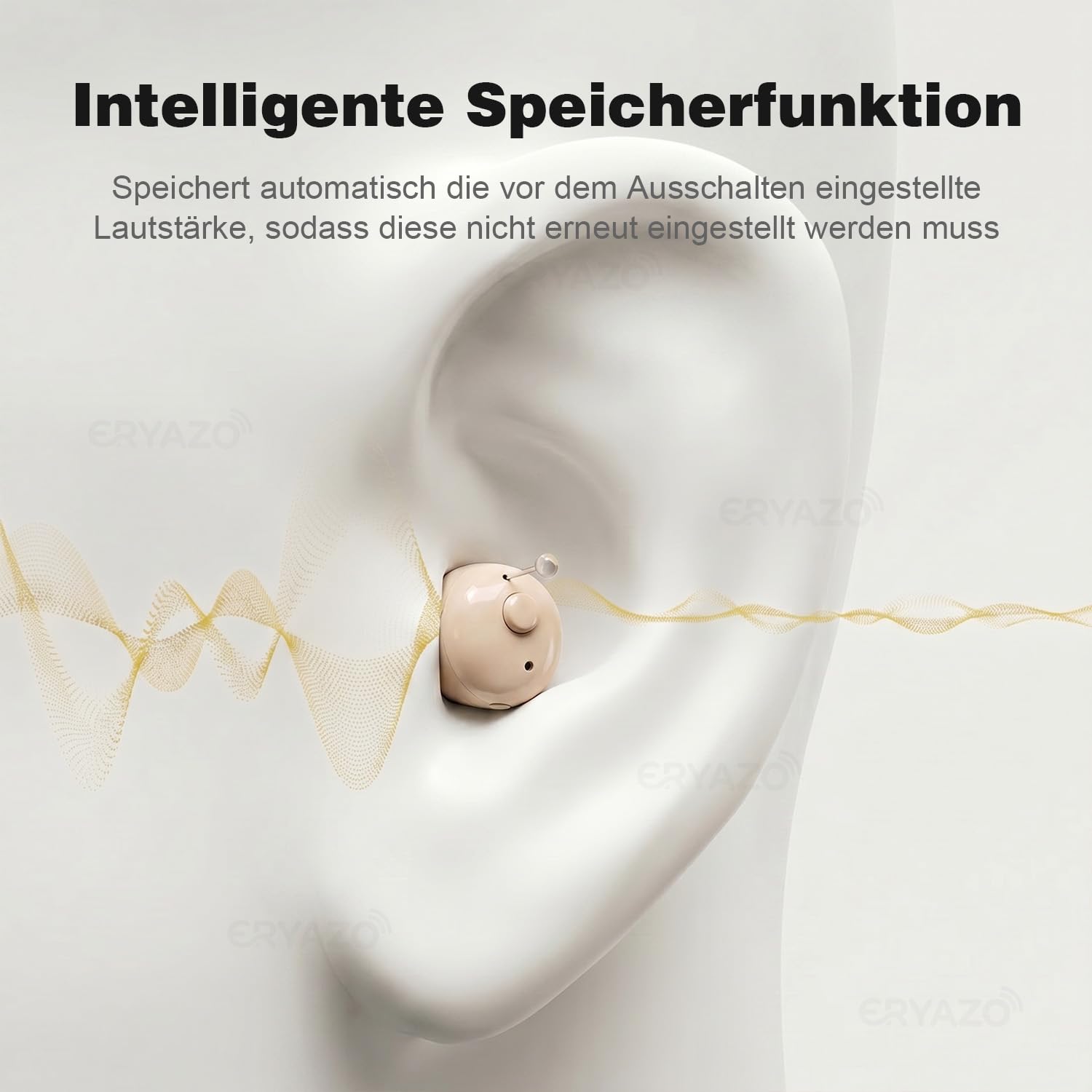 Wiederaufladbarer Audioverstärker, Geräuschunterdrückung, USB-Ladestation, Aufbewahrungsbox, ergonomische Passform