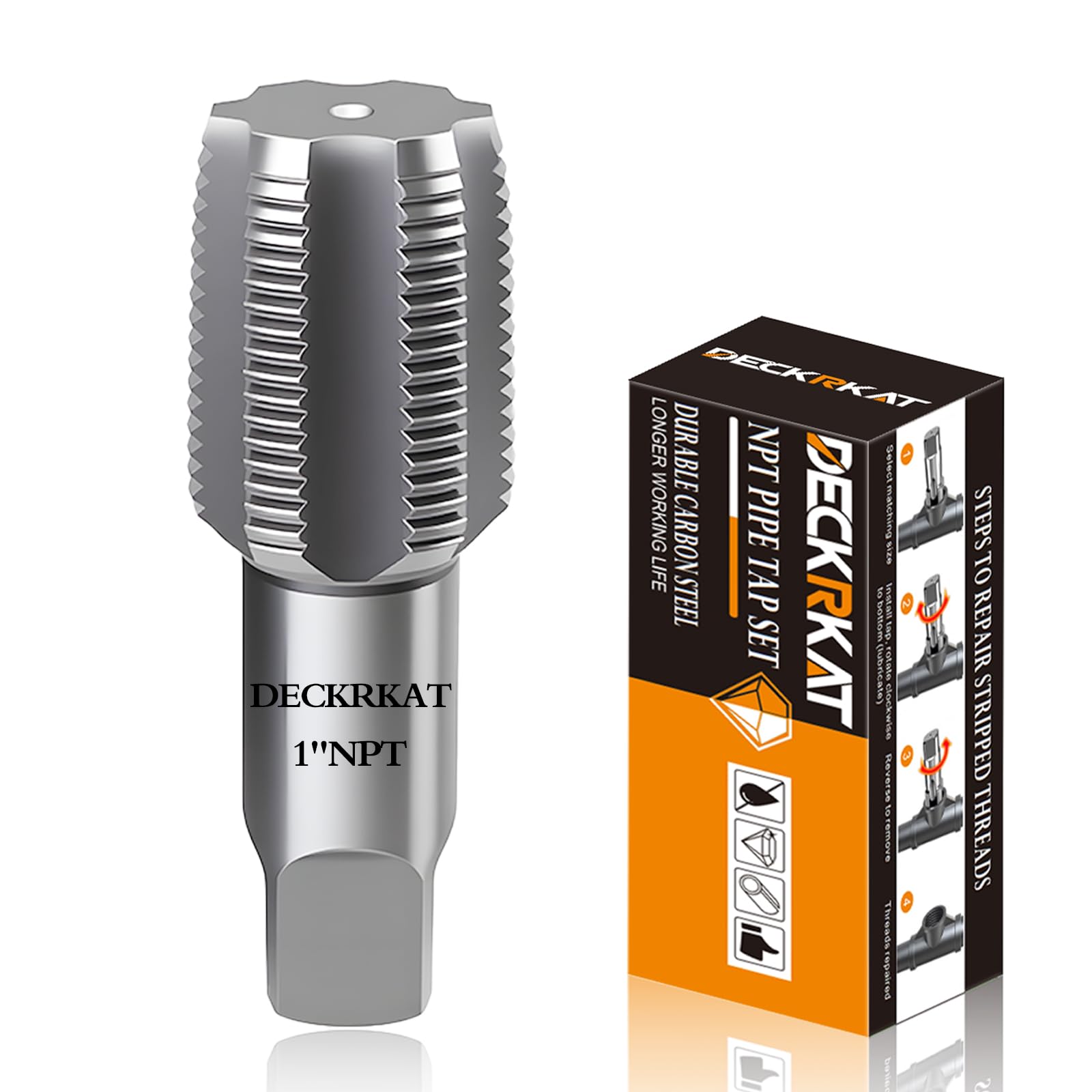 DECKRKAT 3/4" Pipe Tap - High Carbon Steel -15 DECKRKAT 3/4" Pipe Tap - High Carbon Steel -15