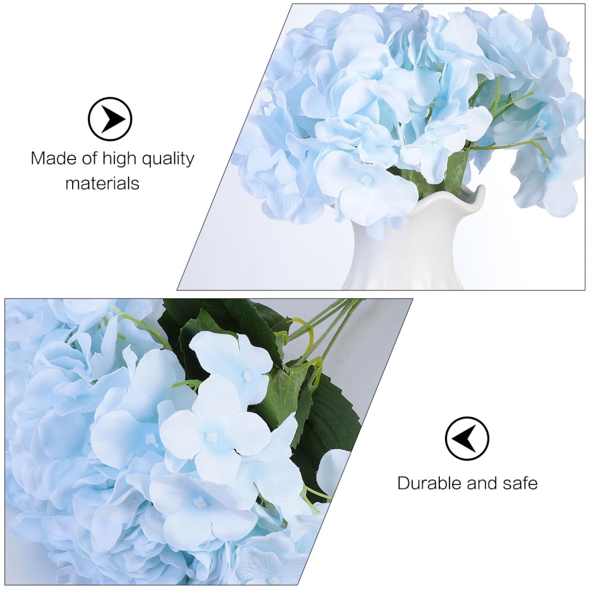 Cabilock 3piezas Adorno Floral Artificial De Hortensia Simulada para Decoración De Bodas y Hogar Flor De Diseño Elegante para Centros De Mesa y Eventos Festivos