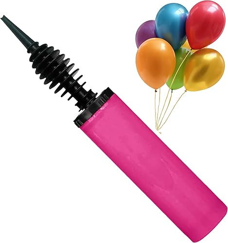 Miniatura 7 de Bomba de globos, inflador para globos, soplador de juguete, bomba de helio, bomba profesional de papel de aluminio y confeti, bomba de mano manual,