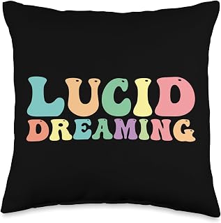 Lucid Dreaming Lucid Dream Gifts Lucid Dream Throw Pillow, 16x16, Multicolor