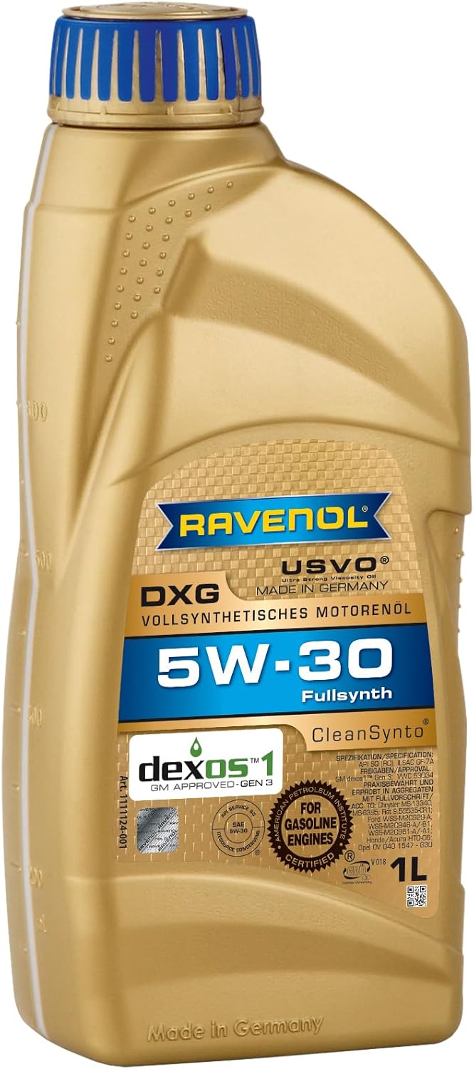 RAVENOL J1A1567-001 DXG 5W-30 Fully Synthetic Motor Oil (1 Liter)