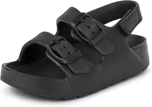 Miniatura 2 de The Children's Place Baby Boys and Toddler Everyday Double Buckle Slide Sandals with Backstrap