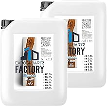 Exposi Hartz 1:1 Diamond Max UV Epoxy Clear Casting Resin 2K 0-10cm 500ml (250ml A + 250ml B)