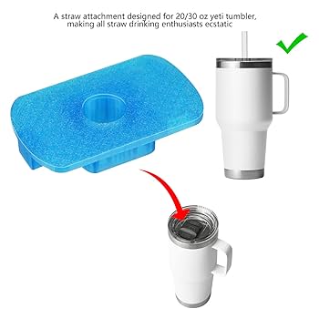Amazon.com | MOTAIN Straw Lid Attachment Compatible With