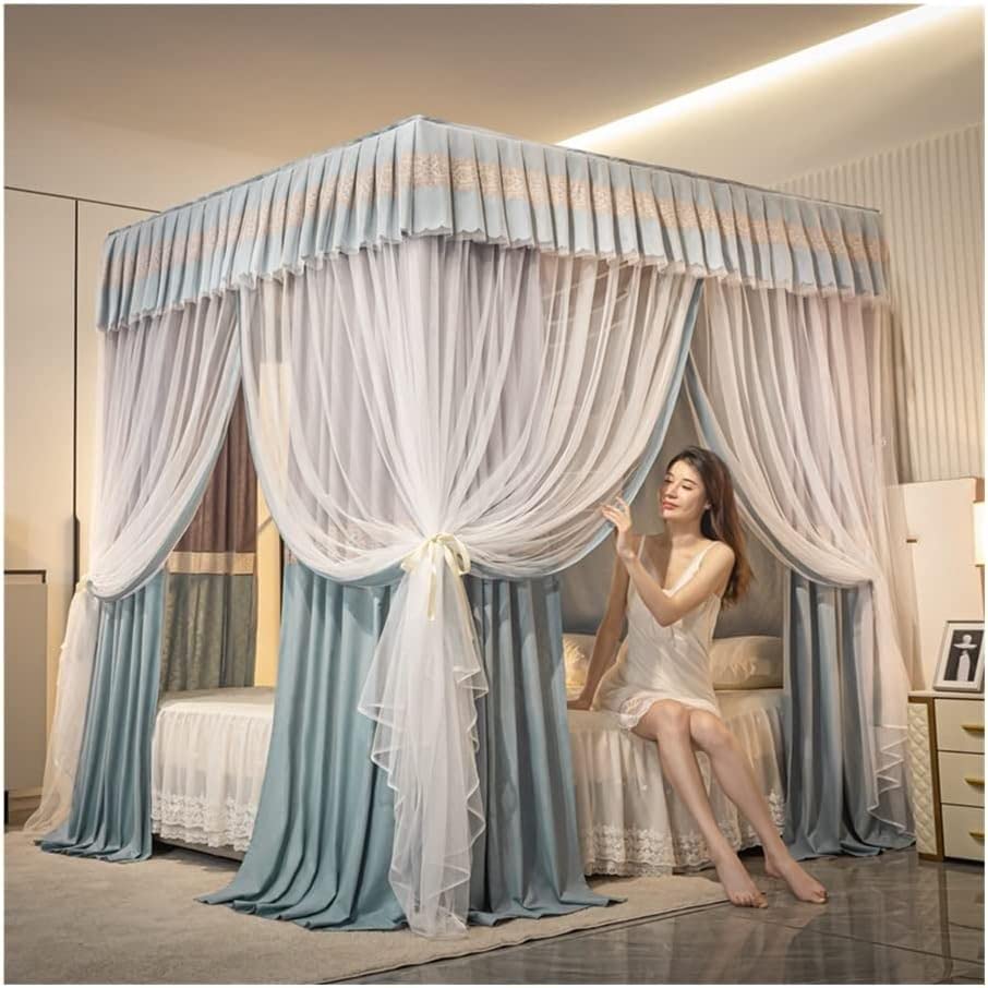 Evita luz y mosquitos con mosquitera para cama y dosel de dormitorio Style 2