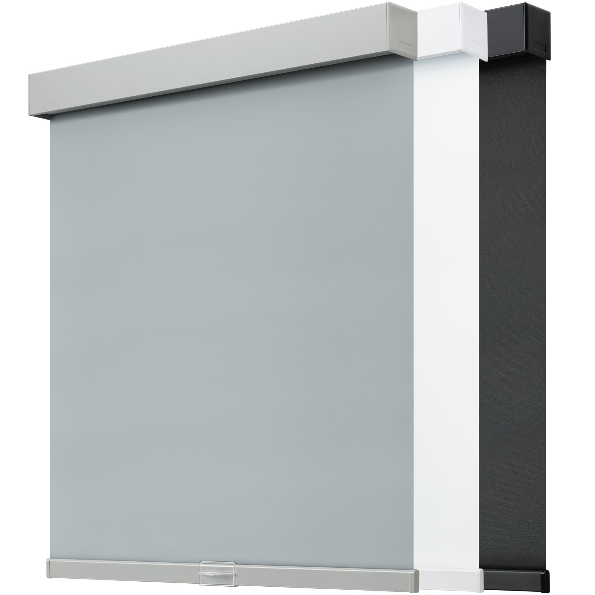 Cordless Blackout Roller Shades, Free-Stop Window Shades Pull Down, Room Darkening Thermal Insulated Fabric Roller Blinds for Indoor Windows Bedroom Office (Gray, 46" W x 72" H)