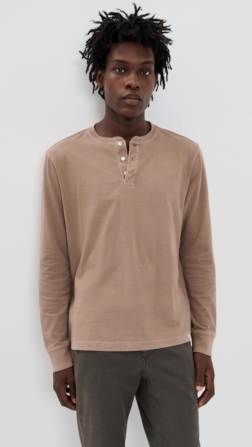 Fair Harbor The Saltaire Henley –– Men's Classic Long Sleeve Henley –– Incredibly Soft and Lightweight - Image 3