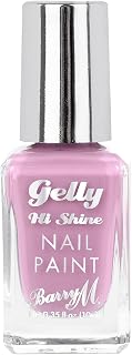Barry M Gelly Hi Shine Nail Paint, Shade Peony |Light Pink Glossy Nail Polish