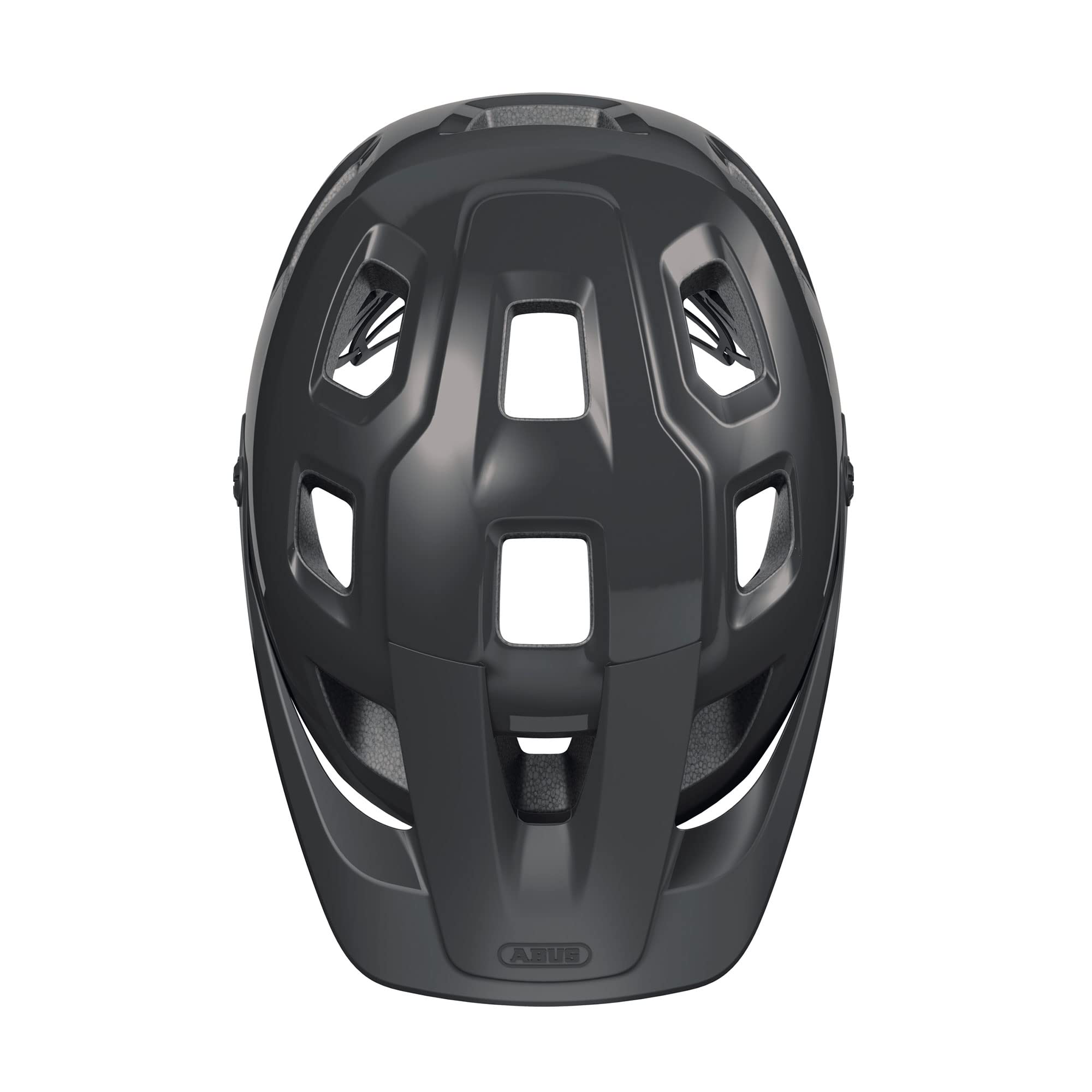 ABUS Kask MTB MoTrip – wytrzymały kask rowerowy z daszkiem o regulowanej wysokości dla rowerzystów górskich – indywidualne dopasowanie – uniseks
