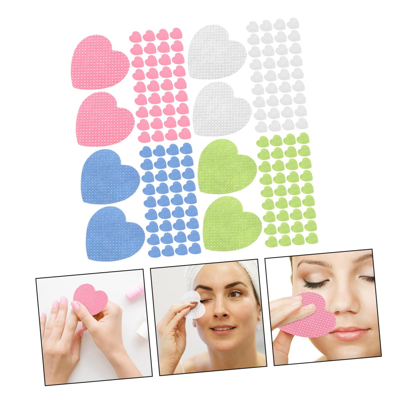 Beavorty 4 Sätze Gel-nagellackentferner Gel Zur Nagelhautentfernung Entfernen Nagellackentferner Pads Easy Putz Lackentferner Tücher Fusselfreie Tücher Für Wimpernverlängerungen 800blatt*4