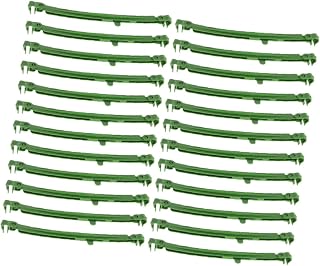 24pcs Tomato Cage Clips Heavy Duty Plastic Gardening Connector Clips for Vegetable Trellis Support with Tool-Free Assembly and Enhanced Plant Support, for Building Tomato Frames