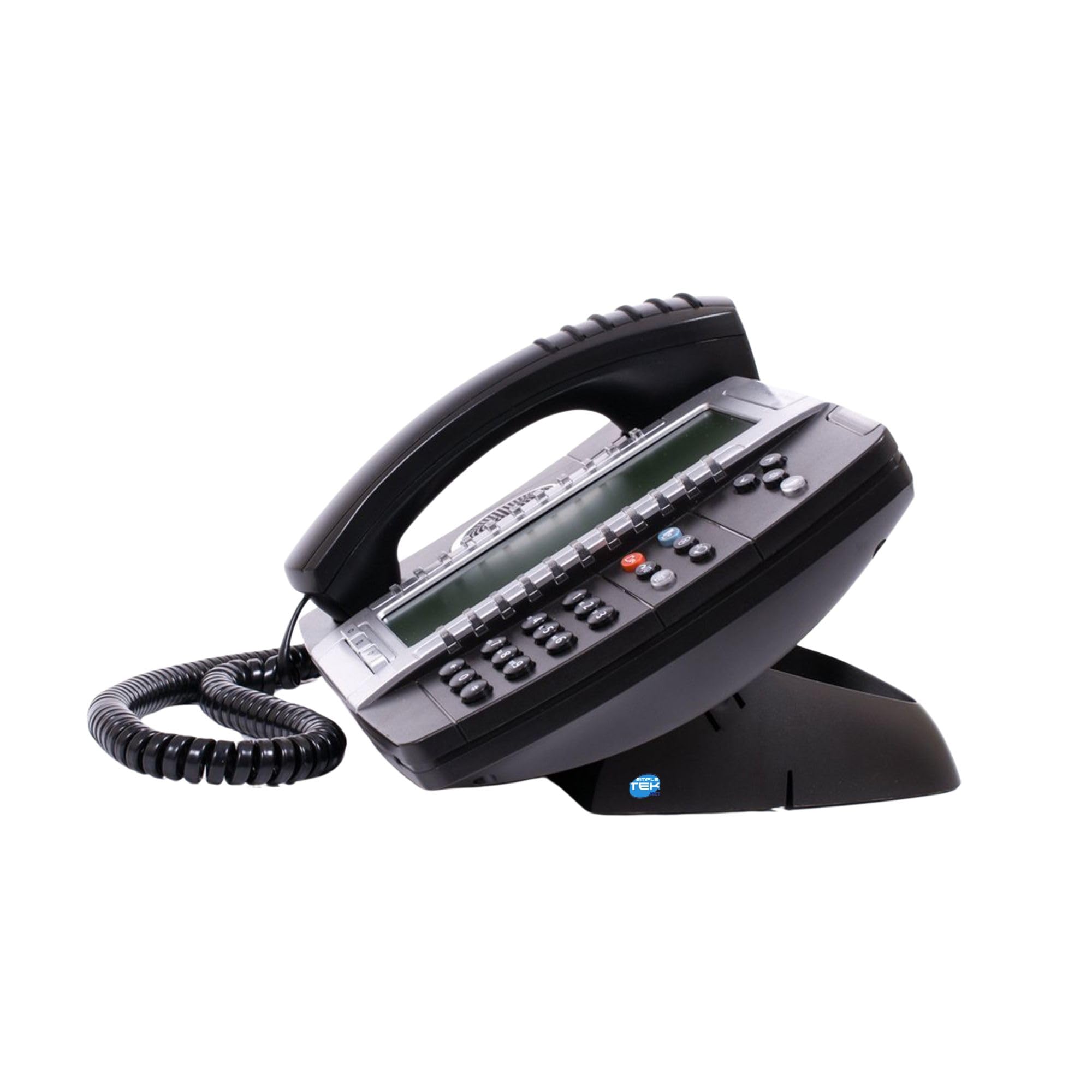 SIMPLETEK - Telefon VoIP PoE - 5340 IP Phone | podświetlany wyświetlacz, zestaw słuchawkowy i zestaw głośnomówiący w zestawie (odnowiony)