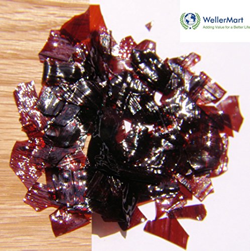Dewaxed Garnet Shellac Flakes 1/2 Lb, Or 8 Oz, Quality, Antique Restoration #TOP1