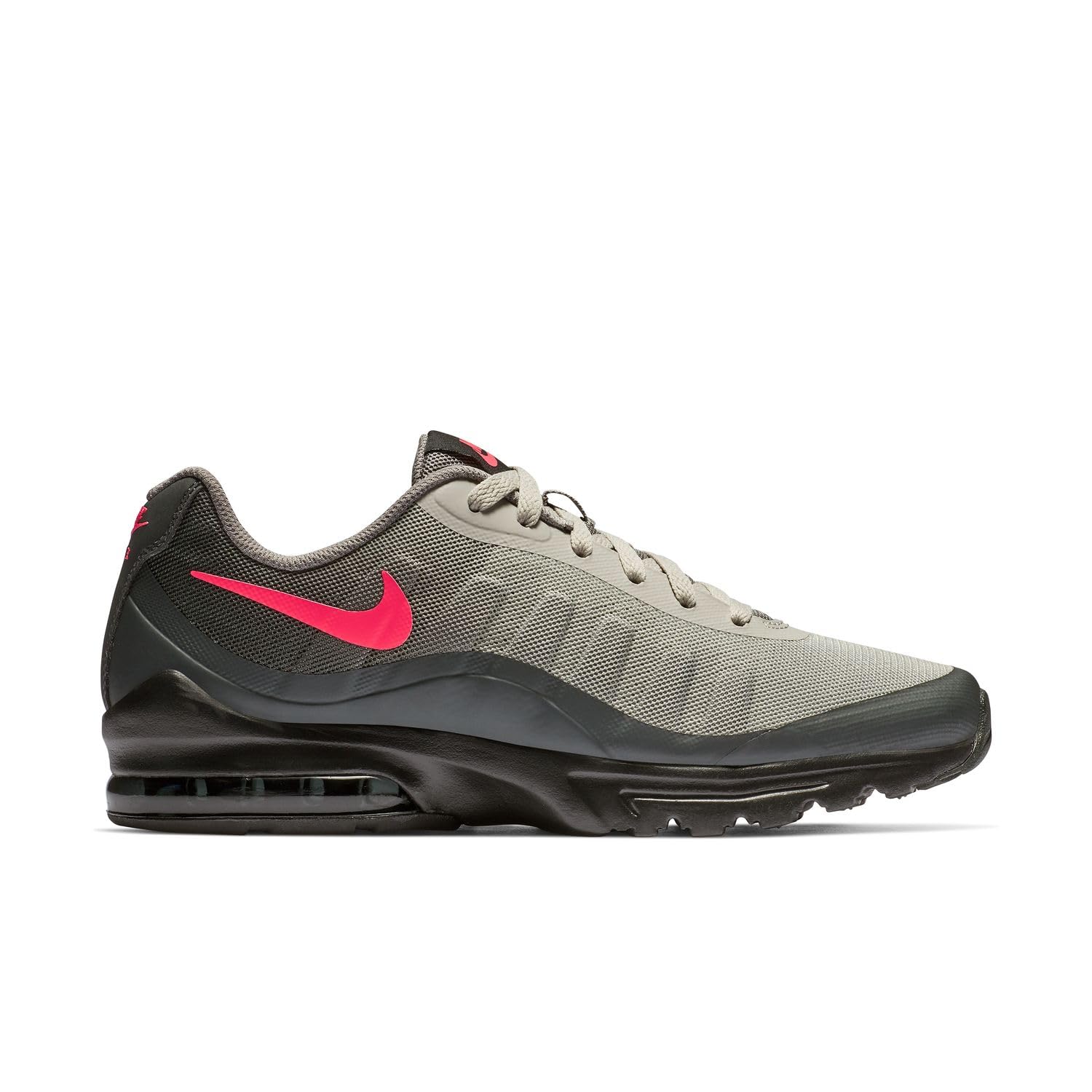 Nike - Nike Air MAX Invigor, Zapatillas de básquetbol, Black/Solar Red-Anthracite,