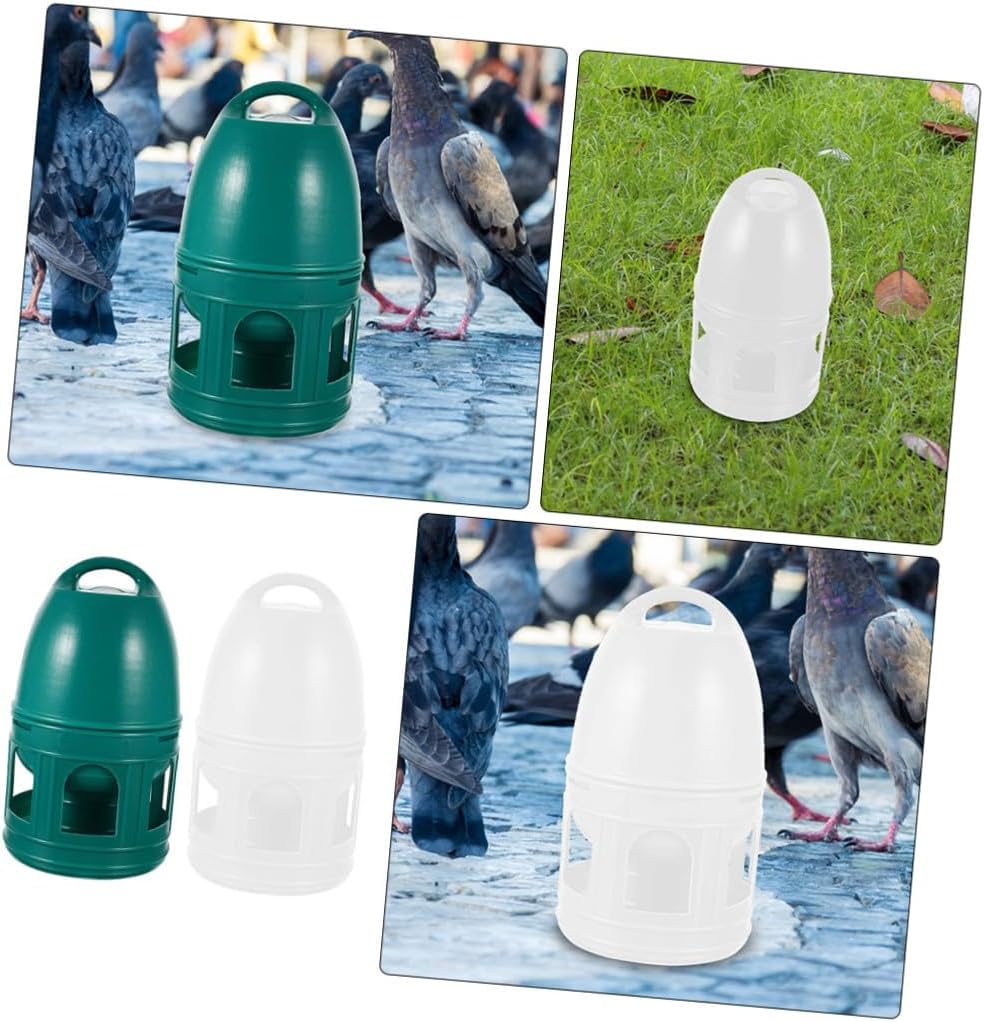 BESPORTBLE Pigeon Water Feeder and Bird Cage Water Dispenser 3l Capacity Light and Dark Containers 2pcs for Outdoor and Indoor Bird Drinking Supplies