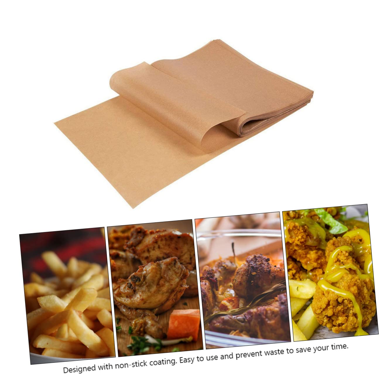 TOPBATHY Backpapier Antihaft 40 x 30cm 200 Stück Öl Und Wasserabweisend Für Kuchen Und Grill Backzubehör Küchenhelfer