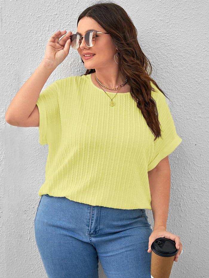 Image of Zilcon Womens Dressy Casual Business Work Tops Half Sleeve Boat Neck Jacquared Top for Women Formal, Casual, Office, Date, Outing, Party Tops