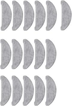 16Pcs Mops Cloths Compatible For Xiaomi VIOMI S9Compatible For Roidmi EVE Plus Robot Vacuum Cleaner Mop Rag Parts Mop Cloth Replacement