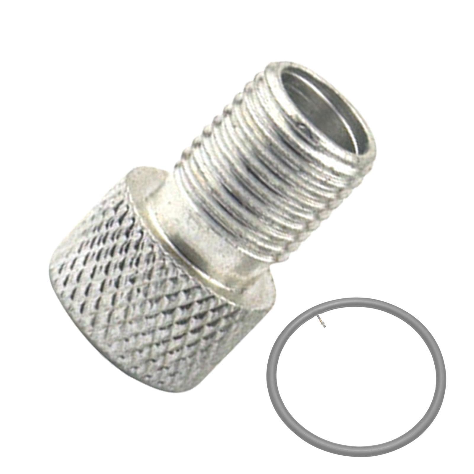 Adaptateur De Valve Presta Vers Schrader – En Alliage D’aluminium, 1,5 G, Facile à Installer – Pour Vélo, Convertisseur De Chapeau De Pneu