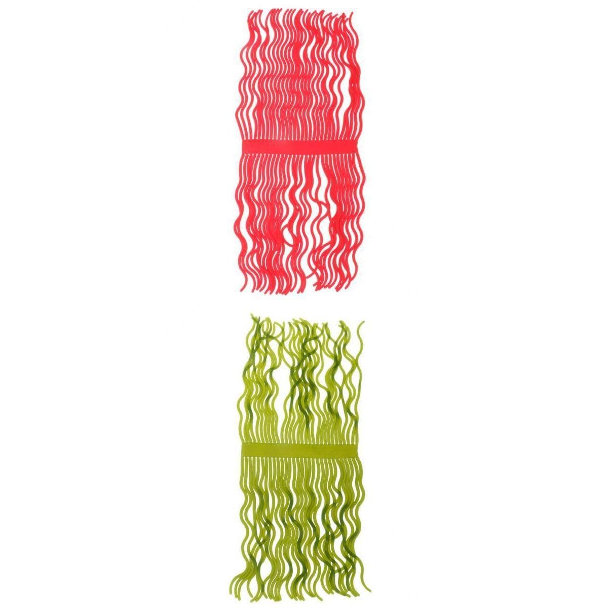 MERISHOPP 2 Bunch Fly Tying Worm bodytype Material Squirmy Wormy Bodies 120 Legs Green Red| Sports Equipment | Fitness Accessories | Workout Gear-image-34