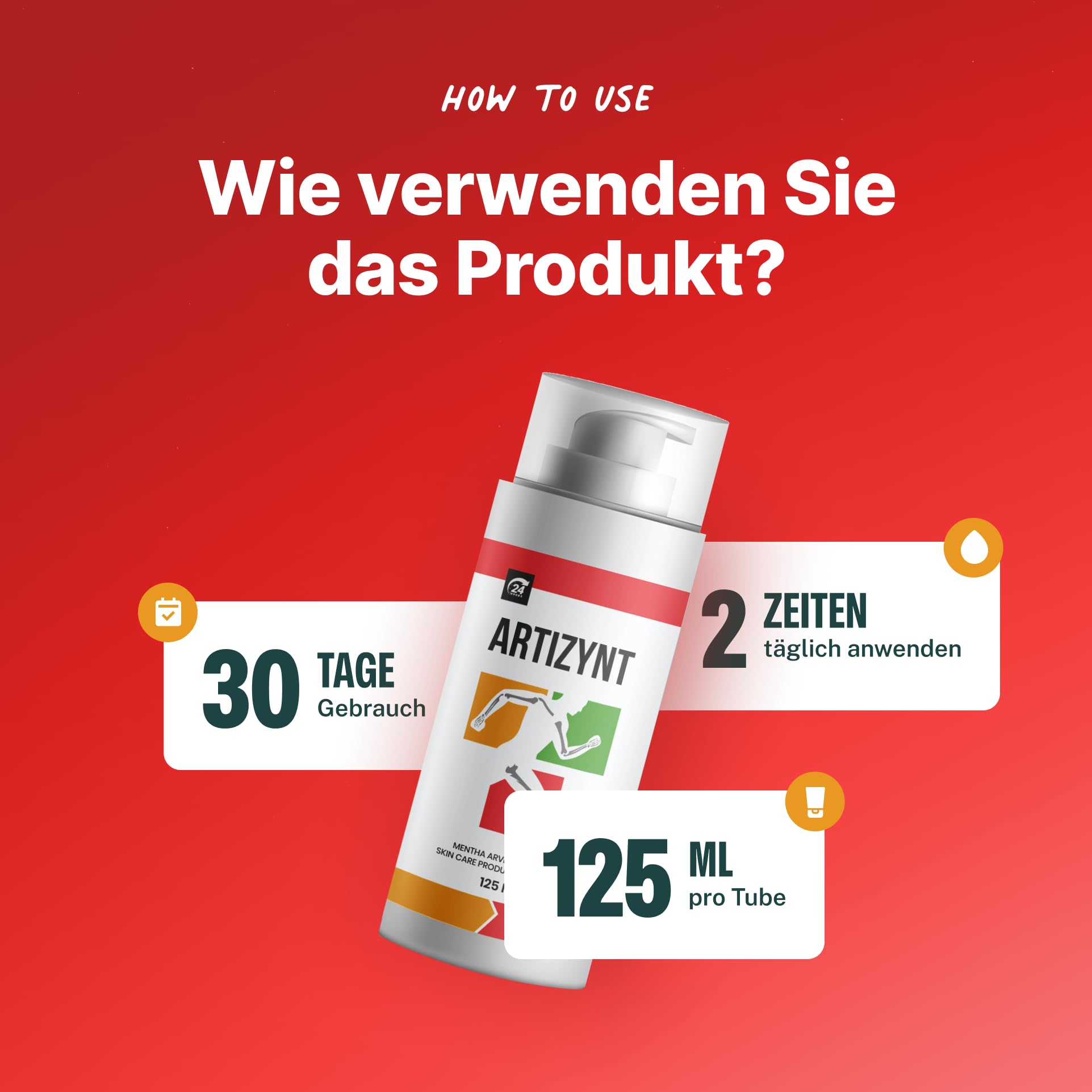 Krem do pielęgnacji skóry z olejkiem z liści Mentha Arvensis i arnika, 125 ml