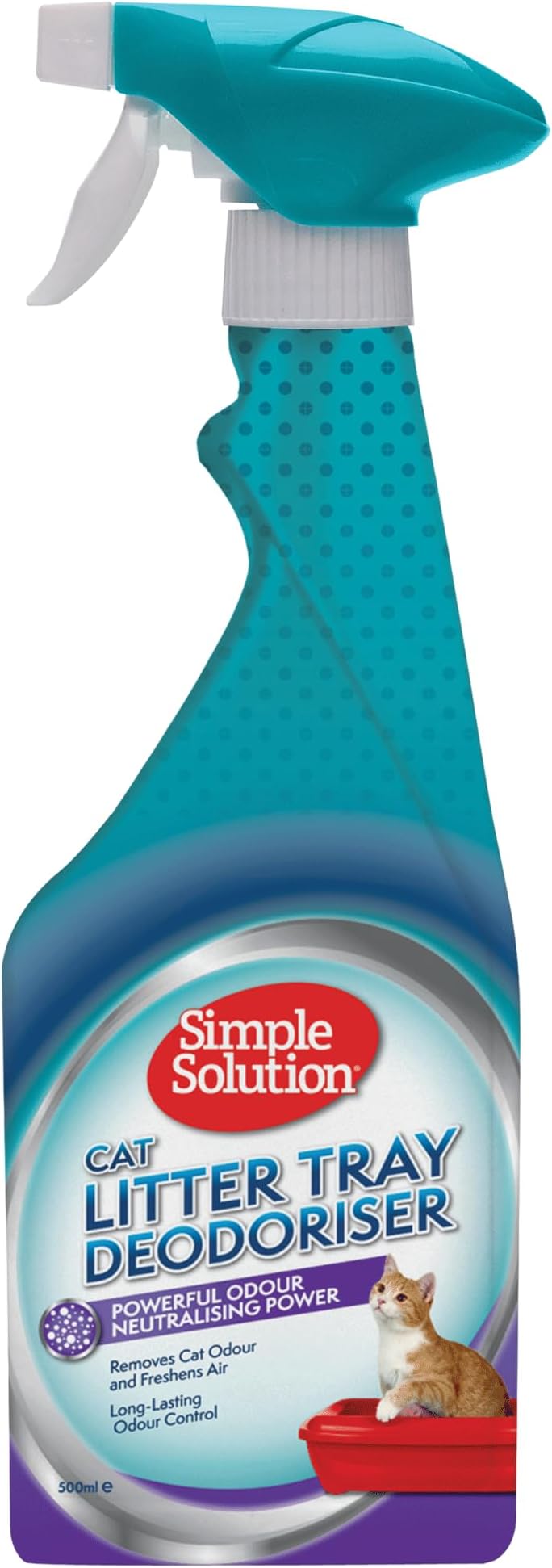 Simple Solution Cat Litter Odour Eliminator with enzymatic cleaning, 500 ml