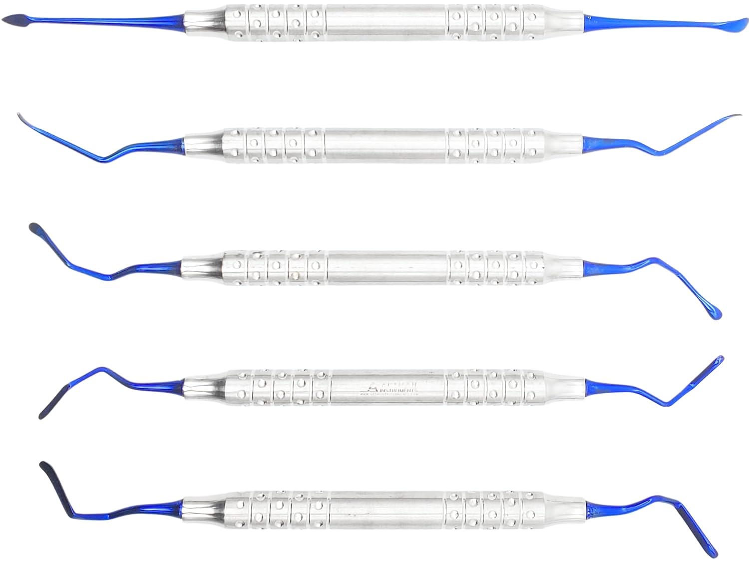 ARTMAN INSTRUMENTS Vista Tunneling Procedure Kit (5 pcs) Blue Plasma Coating Dental Periodontologist Gum Repositioning Soft Tissue Grafting Surgical Implant Instruments