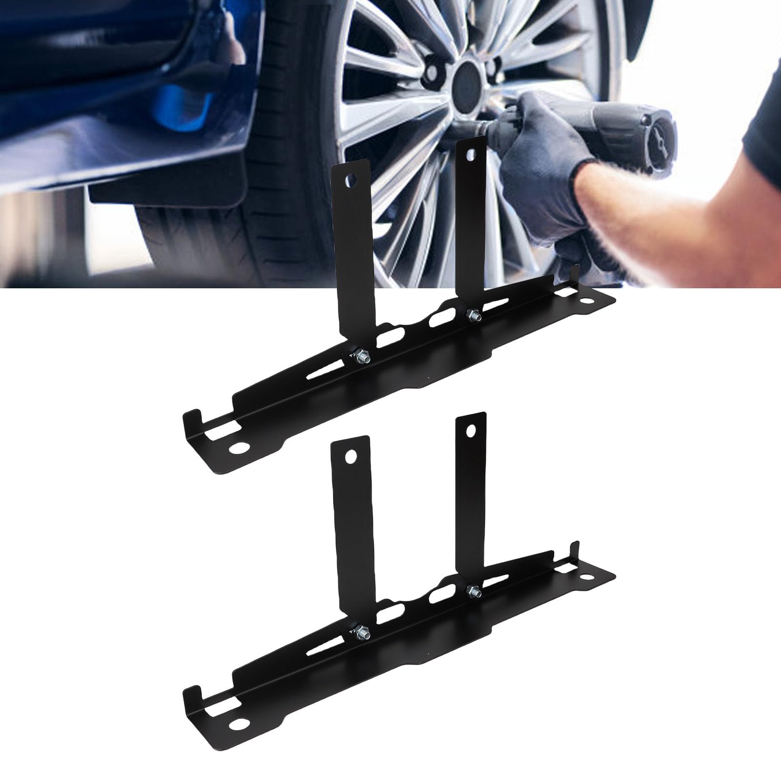 Tangxi Piastra per Strumenti per Allineamento Punta Design Robusto per Diagnosi Rapida del Veicolo 2 Set Acciaio Legato 7,3 X 60 Cm