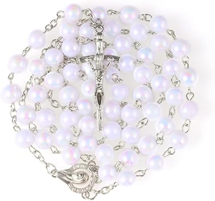 Rosary Beads Catholic for Woman,First Communion Gifts, Christian Gifts
