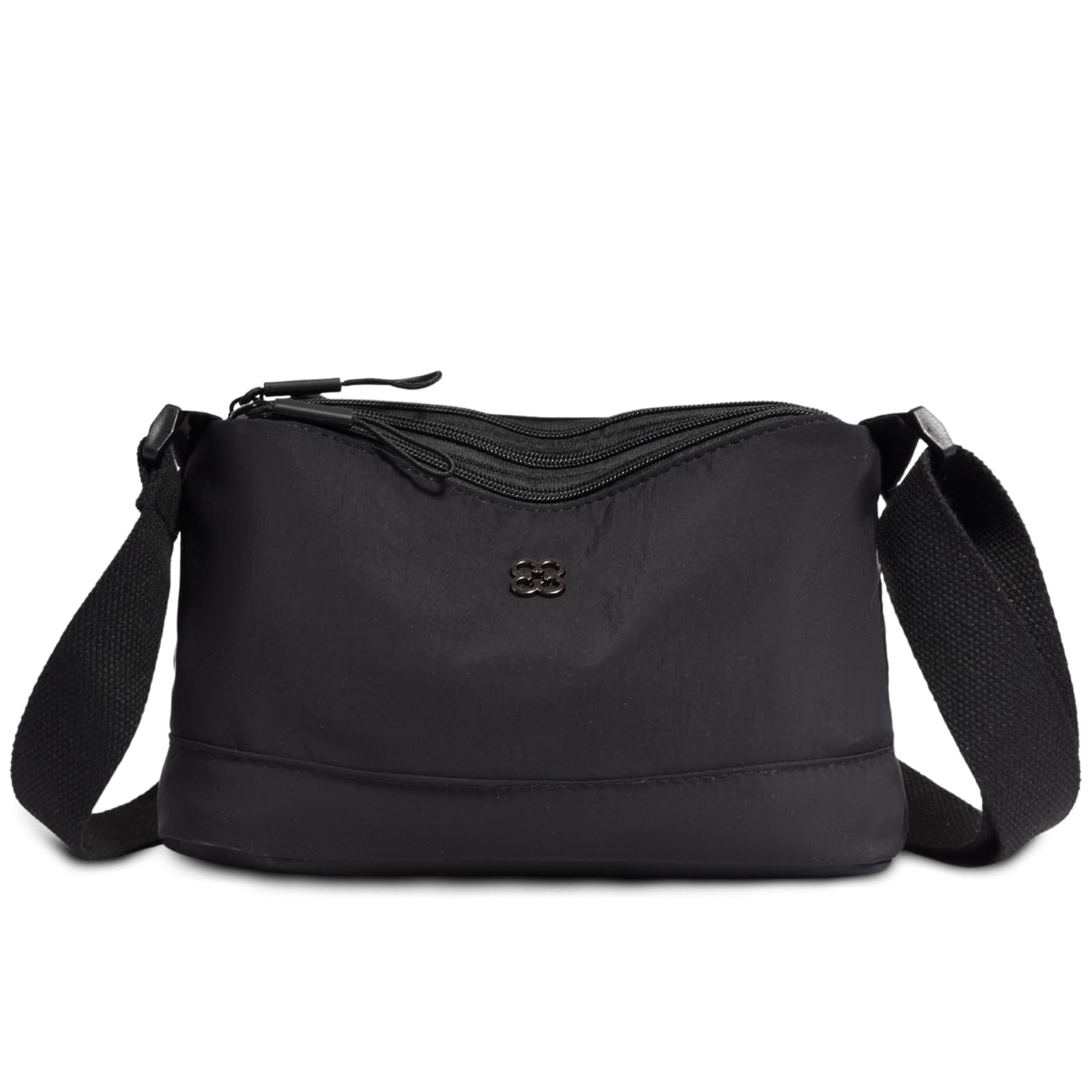 Eslcorri Crossbody Bags for Women Small Shoulder Bag Nylon Simple Purse with Zipper Lightweight Casual Mini Purse