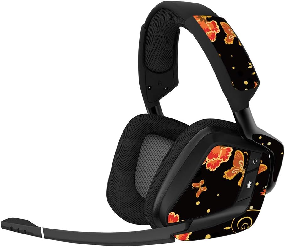 MightySkins Skin Compatible With Corsair Void Pro Gaming Headset - Flower Dream | Protective, Durable, and Unique Vinyl Decal wrap cover | Easy To Apply, Remove, and Change Styles | Made in the USA