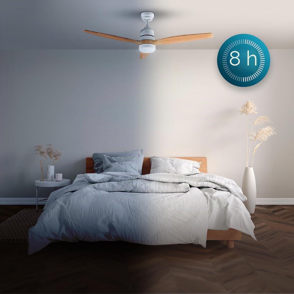 Cecotec Ventilateur de Plafond 40 W EnergySilence Aero 5230 WhiteWood