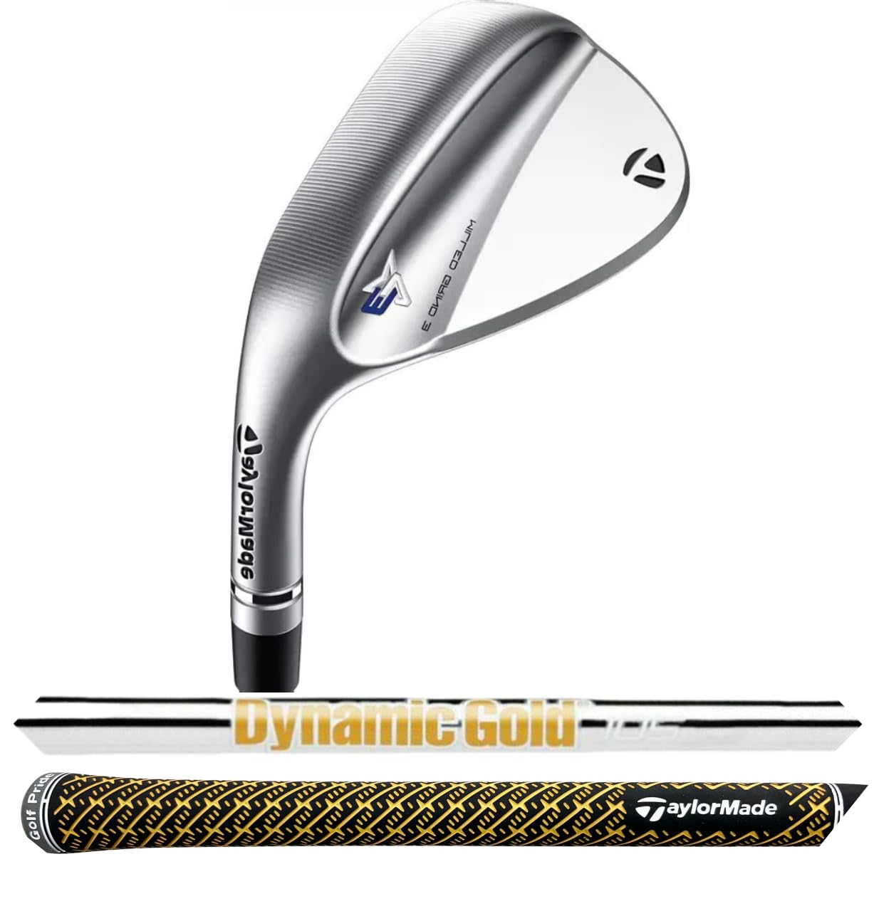 Left Handed TaylorMade MG3 RAW 52* Wedge, Dynamic Gold 105 VSS Stiff Flex