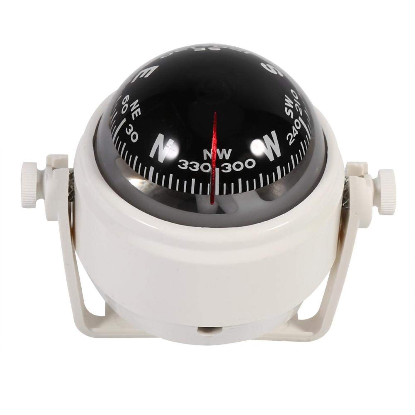 Qiilu Boussole Compass Multi-Purpose Marine Voyager à l'extérieur Convient Camion Caravane Bateau