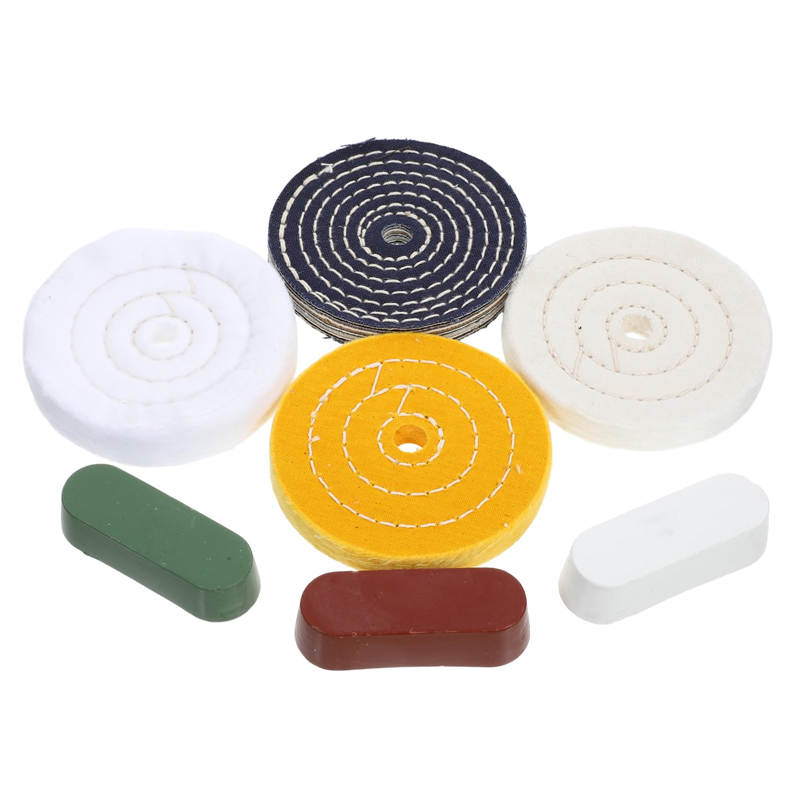 4sets Ruote Polishing e Buffing Compounds Per Finitura Accessori Per Lucidatura