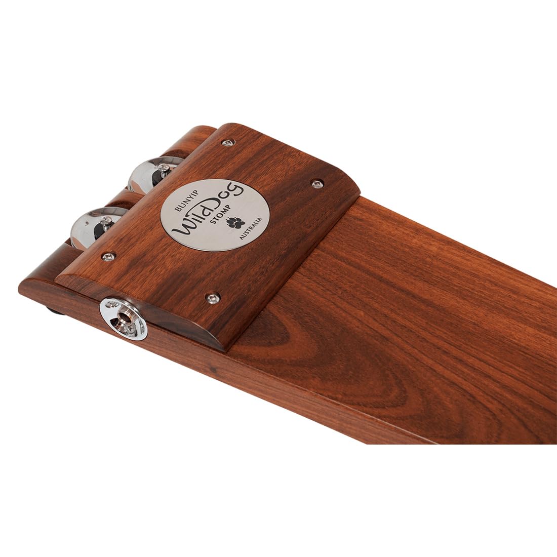 Wild Dog Bunyip Stomp Box mit Tamburin-Jingles + keepdrum Klinkenkabel