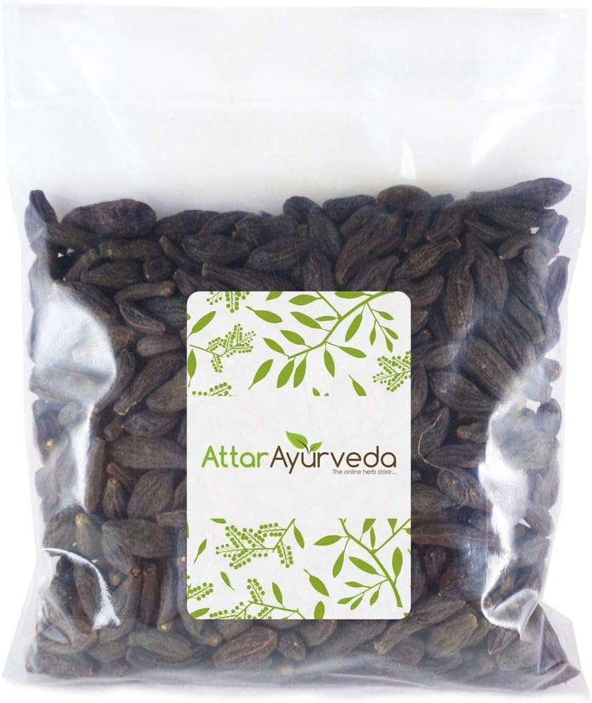Attar Ayurveda Choti Harad - Kali Harad (250 Grams) | Dried | Whole Form | 100% Natural, No Preservatives